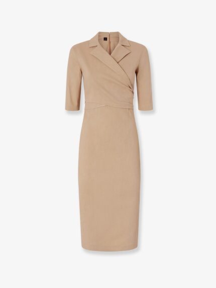 Pinko Allyson Stretch Linen And Viscose Dress