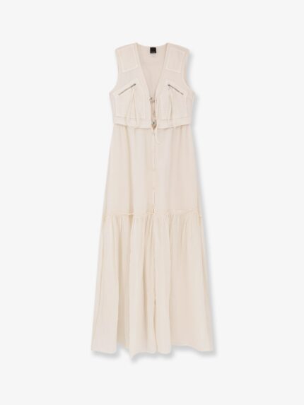 Pinko Andres Cotton Long Dress