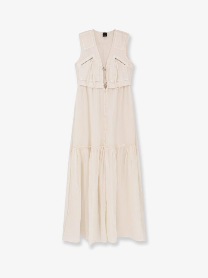 Pinko Andres Cotton Long Dress