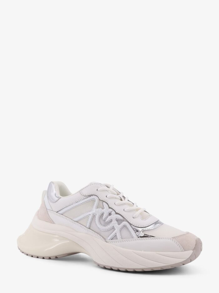 Pinko Ariel 33 Leather Sneakers With Nylon Inserts