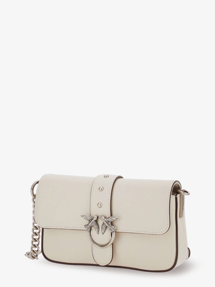 Pinko Baby Love Bag One Slouchy Leather Crossbody Bag