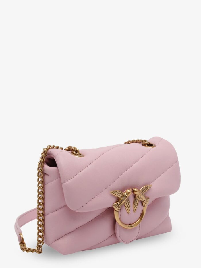 Pinko Baby Love Puff Leather Crossbody Bag