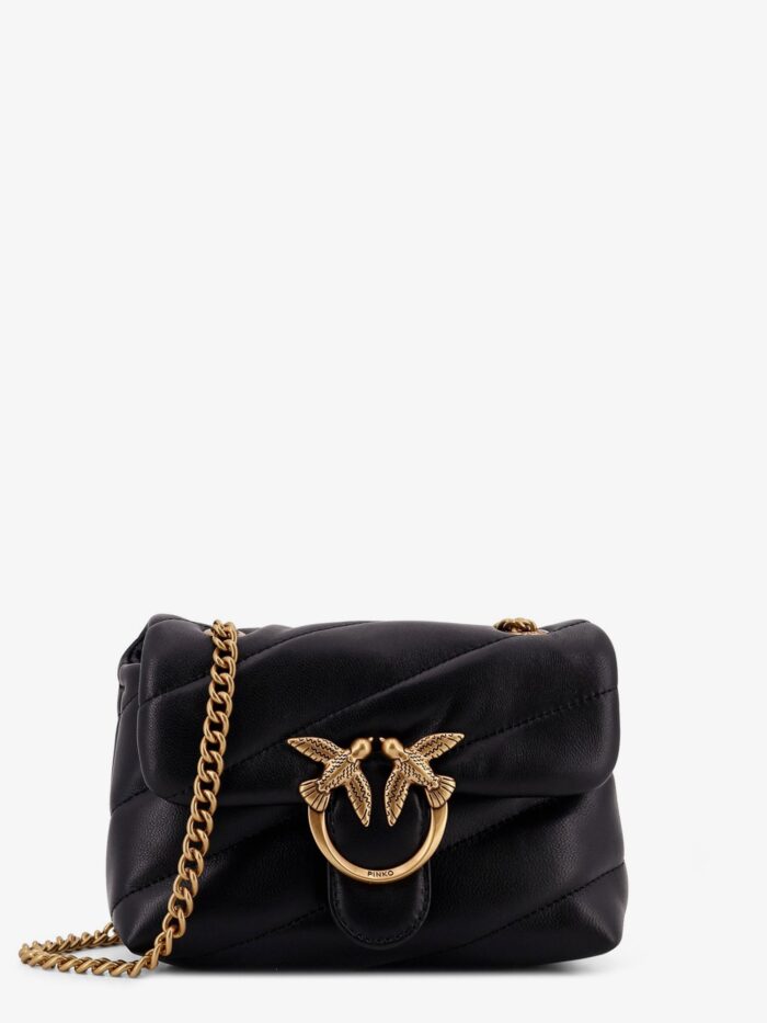 Pinko Baby Love Puff Leather Crossbody Bag