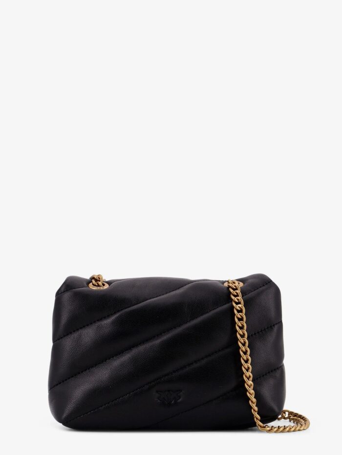 Pinko Baby Love Puff Leather Crossbody Bag