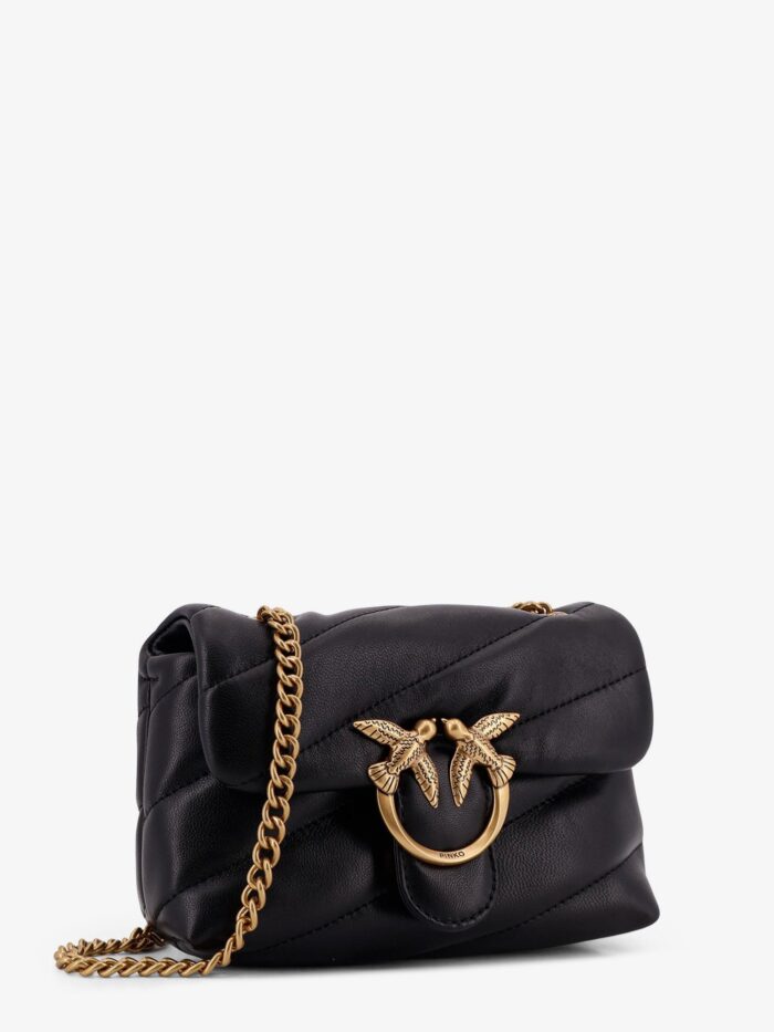 Pinko Baby Love Puff Leather Crossbody Bag