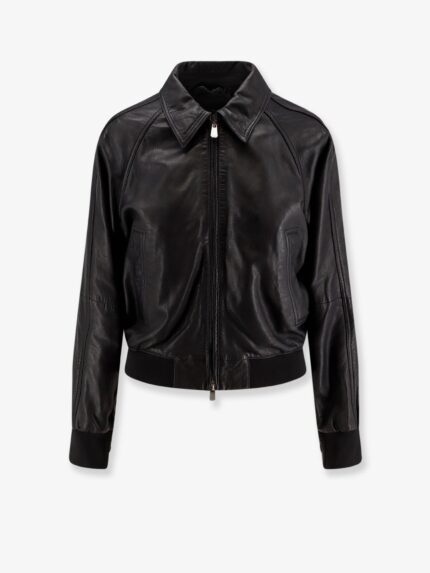 Pinko Barbra Leather Jacket