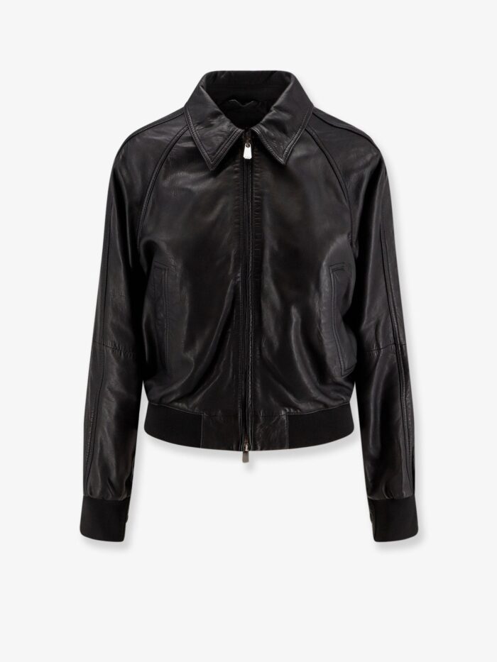 Pinko Barbra Leather Jacket