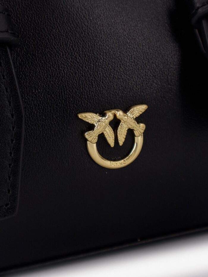 Pinko Bowling Escape Bag Leather Handbag