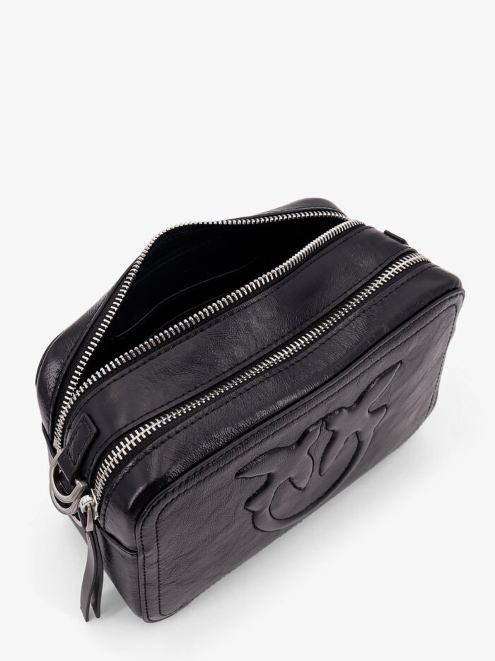 Pinko Carrie Leather Shoulder Bag