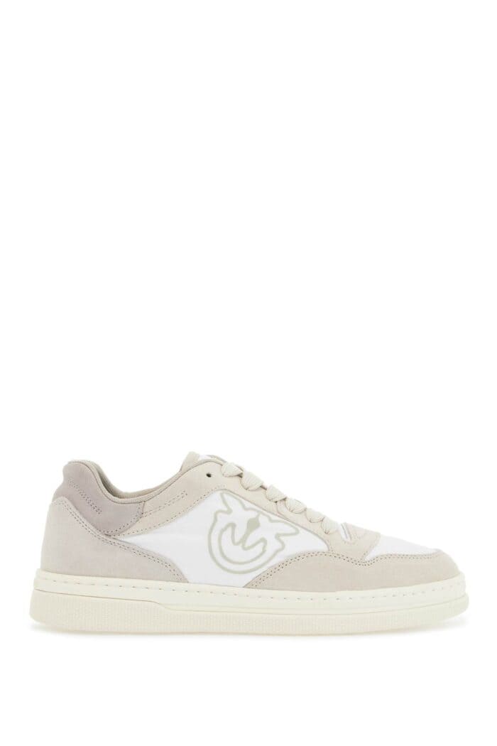 PINKO Casual And Elegant Beige Leather Sneakers Mandy 10