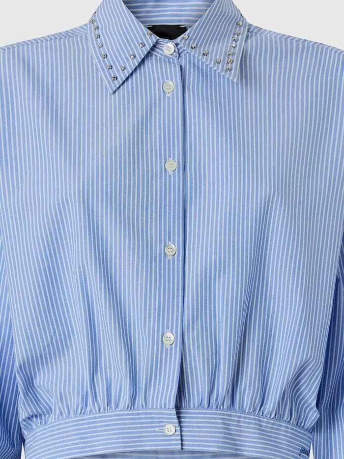 Pinko Charita Striped Cotton Shirt