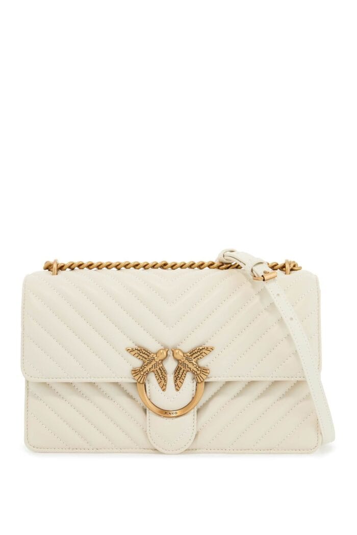 PINKO Chevron Quilted Classic Love Bag One