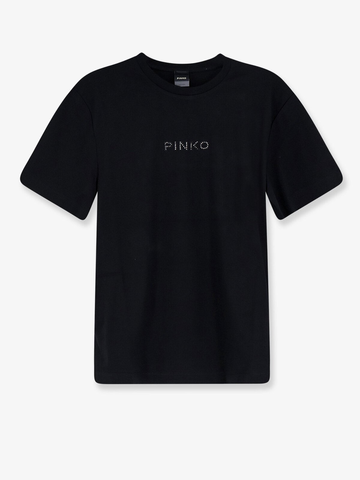 Pinko Cotton T-shirt With Front Lettering Logo