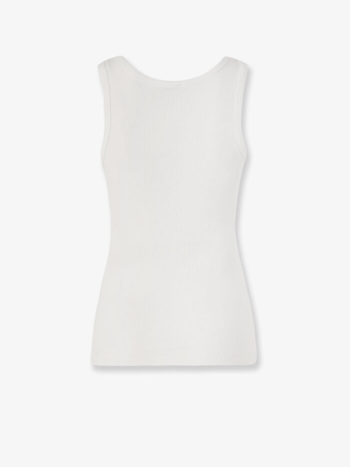 Pinko Cotton Tank Top With Love Birds Logo On The Front