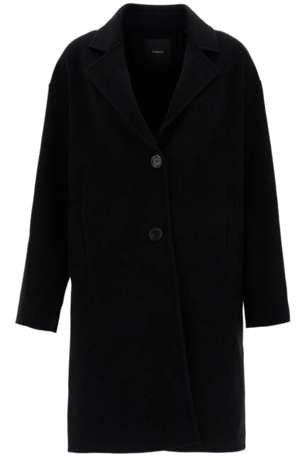 PINKO Double Wool Coat With Screwdriver Design