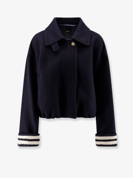 Pinko Extra-fine Wool Blend Ciambella Coat