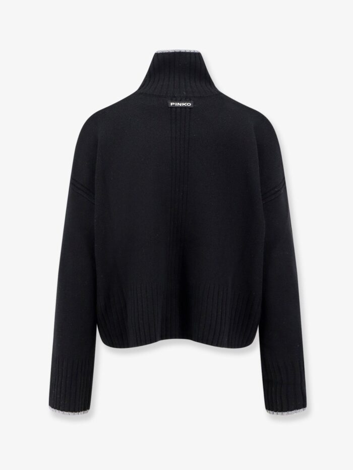 Pinko Falkland Wool And Cashmere Turtleneck Sweater