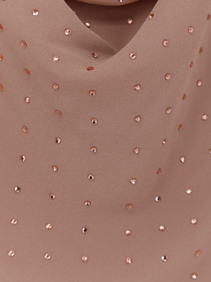 Pinko Farro Long Dress With Rhinestones