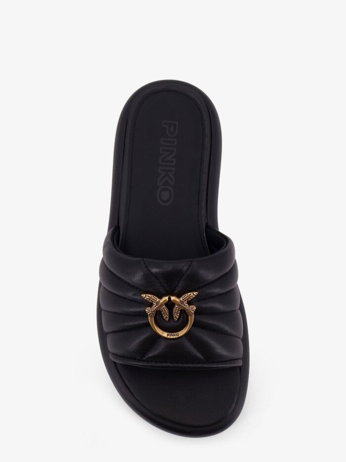 Pinko Fiona Low Leather Sandals