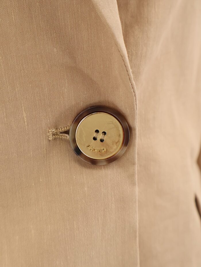 Pinko Freda Linen And Viscose Blazer