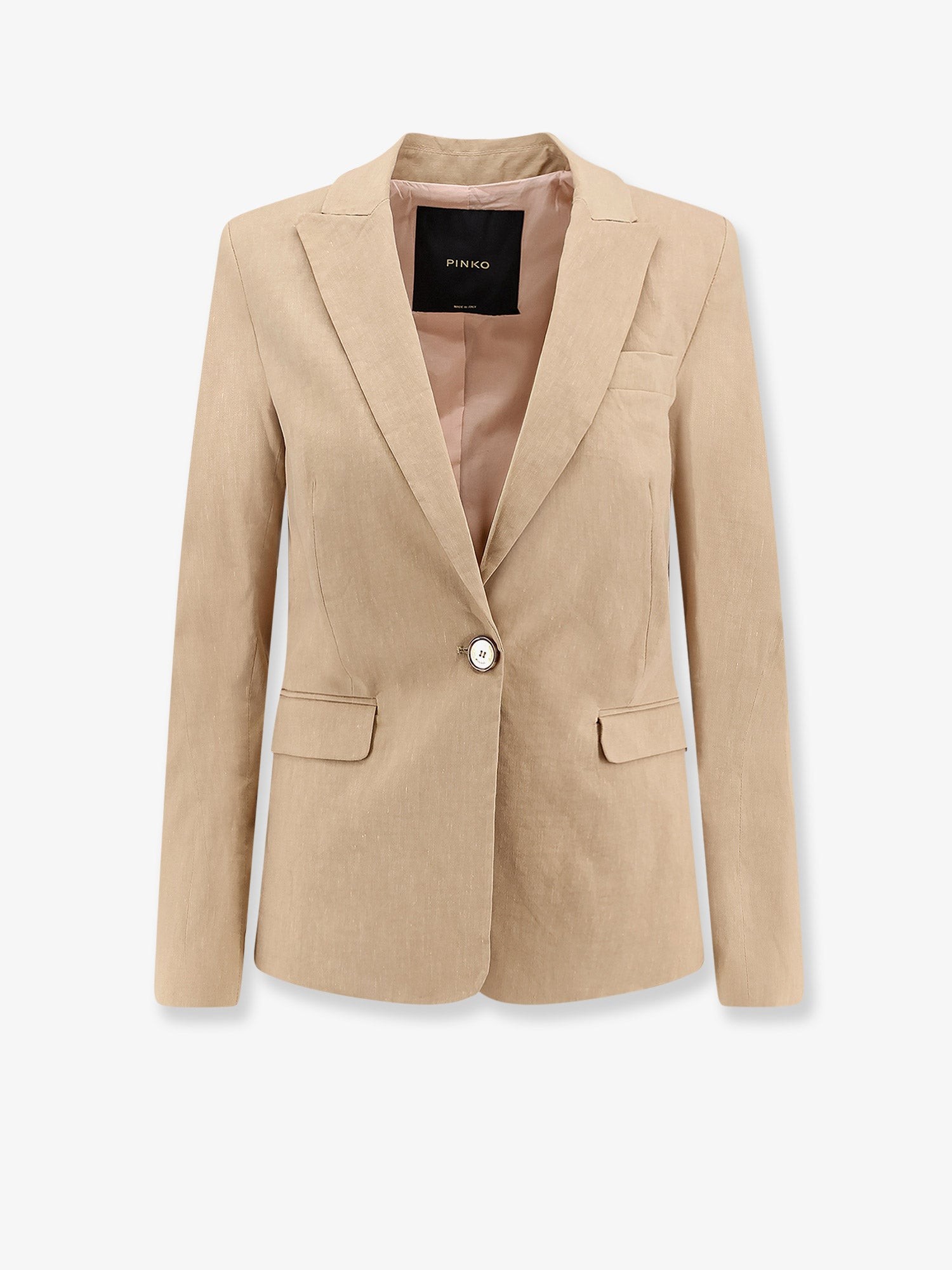 Pinko Freda Linen And Viscose Blazer