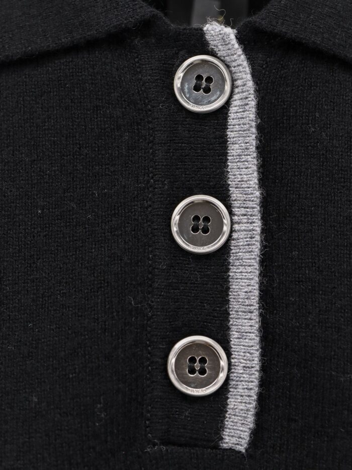 Pinko Gorgona Wool And Cashmere Polo Sweater