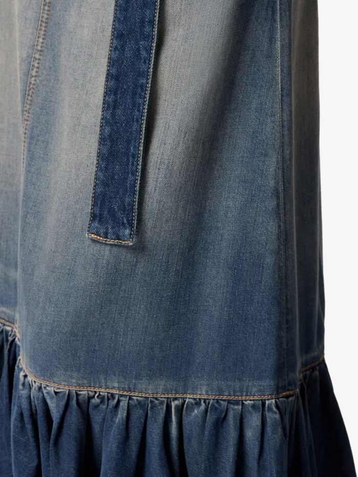 Pinko Guardian Denim Skirt
