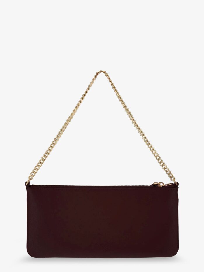 Pinko Horizontal Flat Leather Crossbody Bag