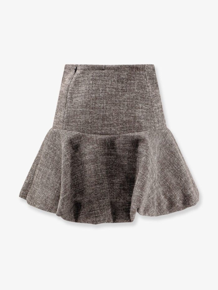 Pinko Hot Dogs Tweed Flannel Mini Skirt