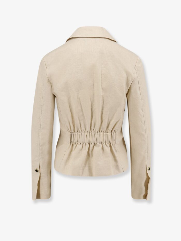 Pinko Idony Embroidered Linen Blazer