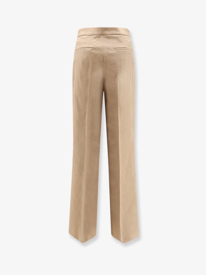 Pinko Jacopone Linen And Viscose Trousers