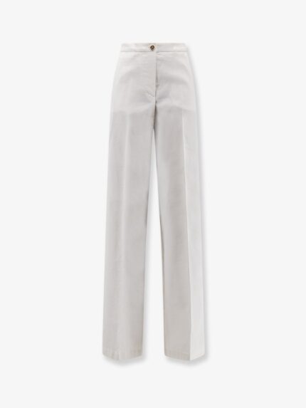 Pinko Jacopone Linen And Viscose Trousers