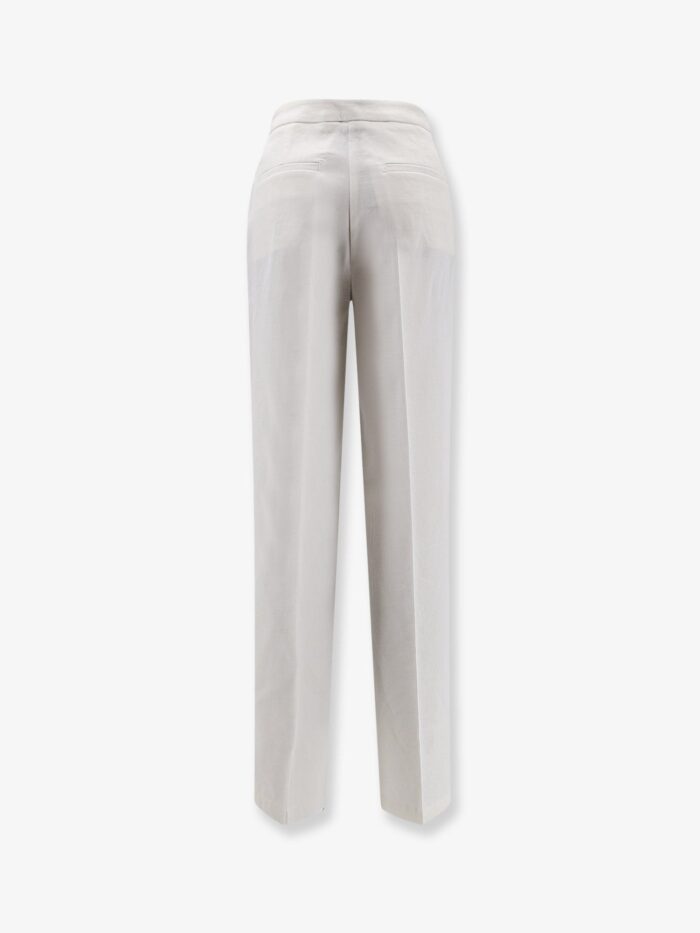 Pinko Jacopone Linen And Viscose Trousers