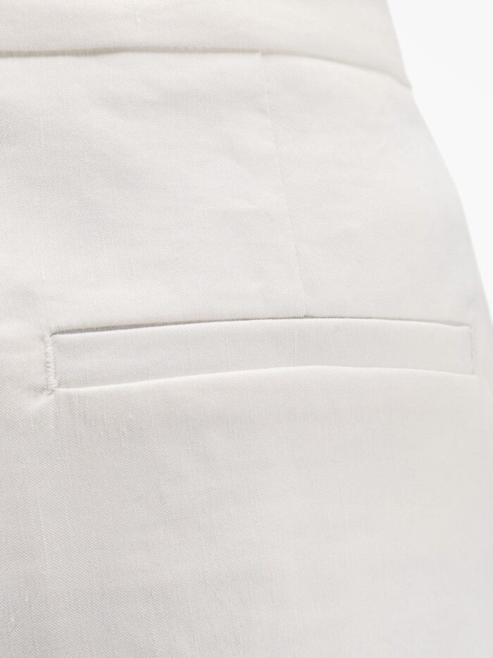 Pinko Jacopone Linen And Viscose Trousers