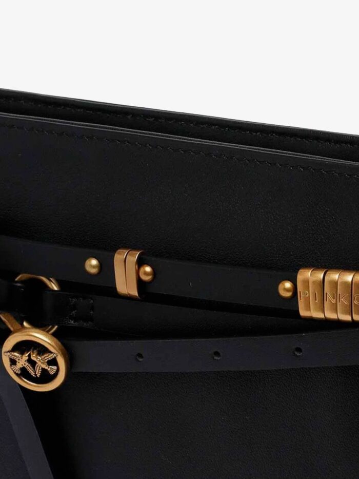 Pinko Leather Belt Bag Crossbody Bag