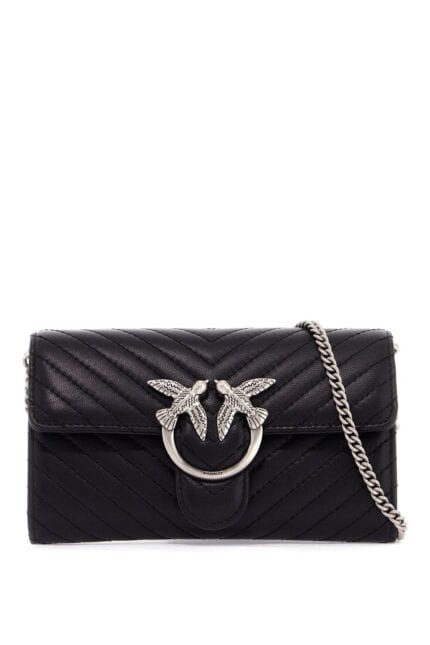 PINKO Love Bag Chevron Crossbody Bag