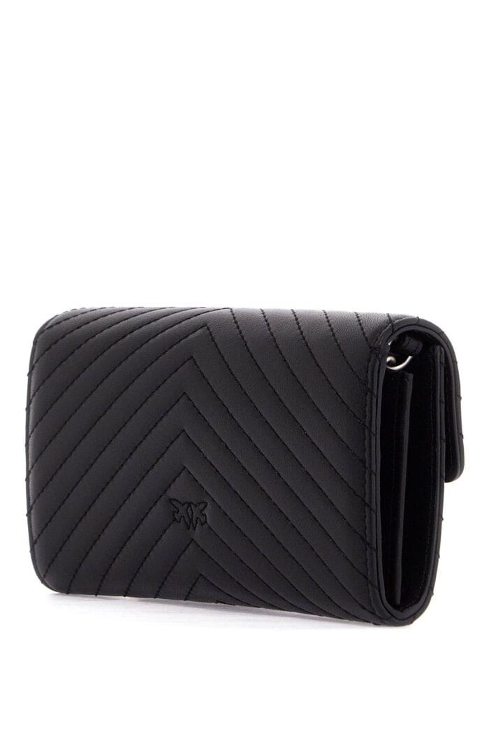 PINKO Love Bag Chevron Crossbody Bag