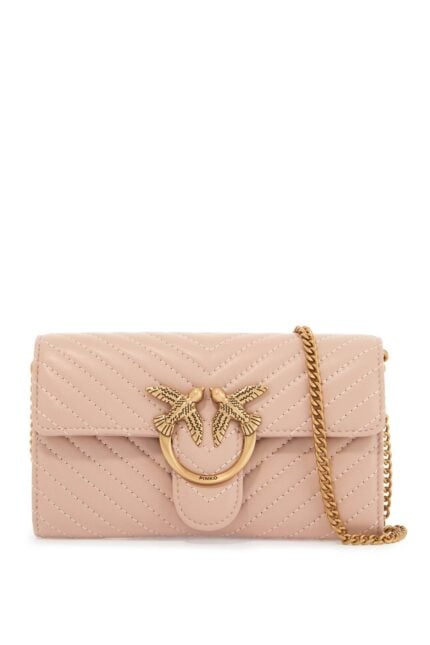 PINKO Love Bag Chevron Crossbody Bag