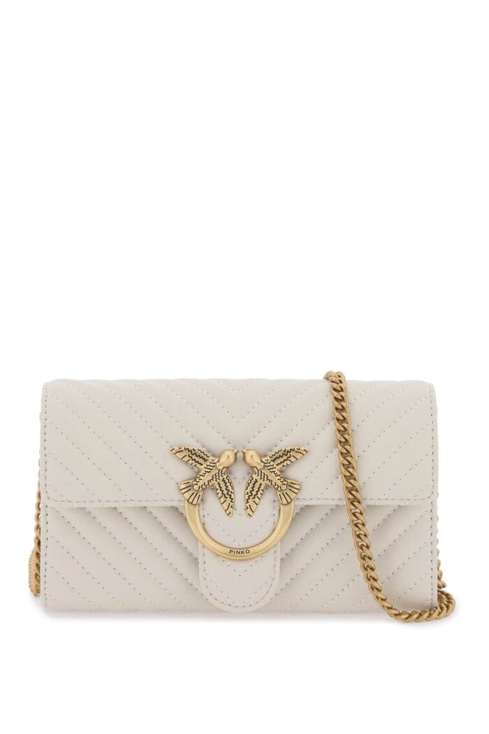 pinko love bag one wallet chevron mini bag PINKO Love Bag One Wallet Chevron Mini Bag