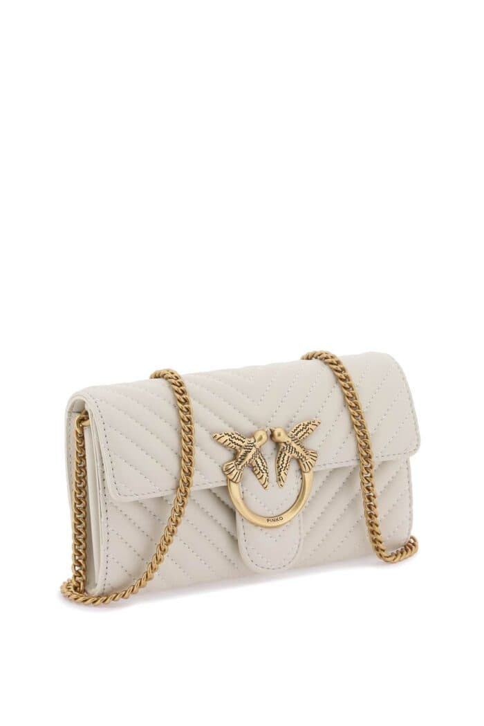pinko love bag one wallet chevron mini bag PINKO Love Bag One Wallet Chevron Mini Bag