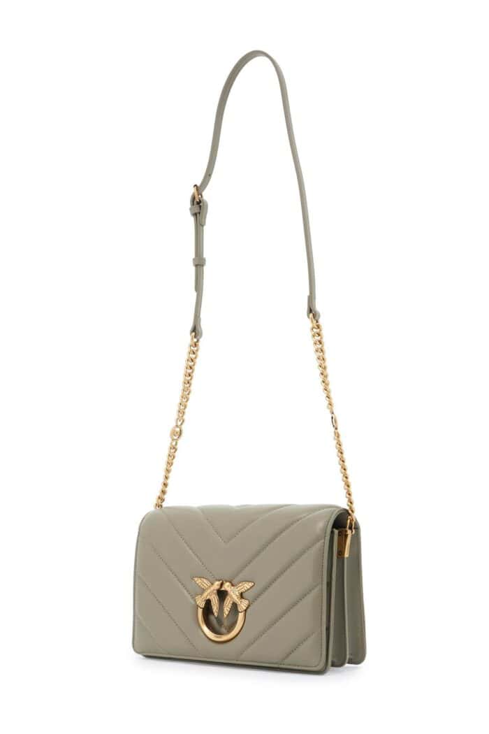 PINKO Love Click Big Chevron Bag