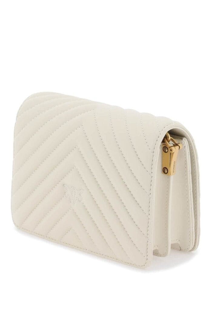 PINKO Love Click Mini Chevron Bag