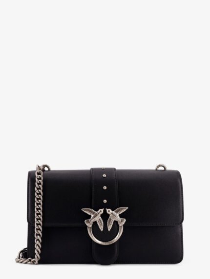 Pinko Love One Leather Crossbody Bag