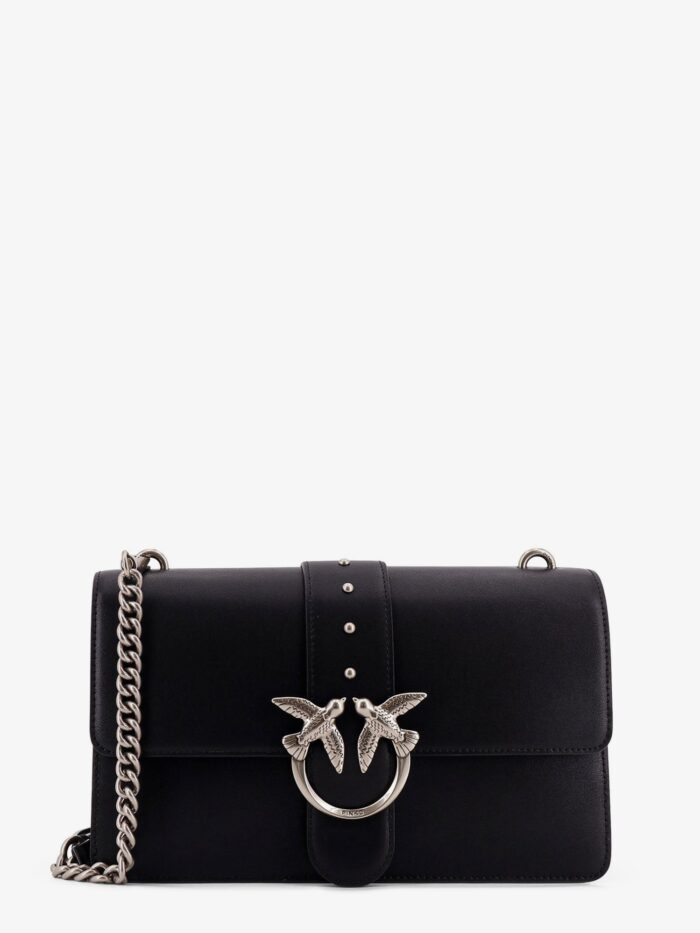 Pinko Love One Leather Crossbody Bag