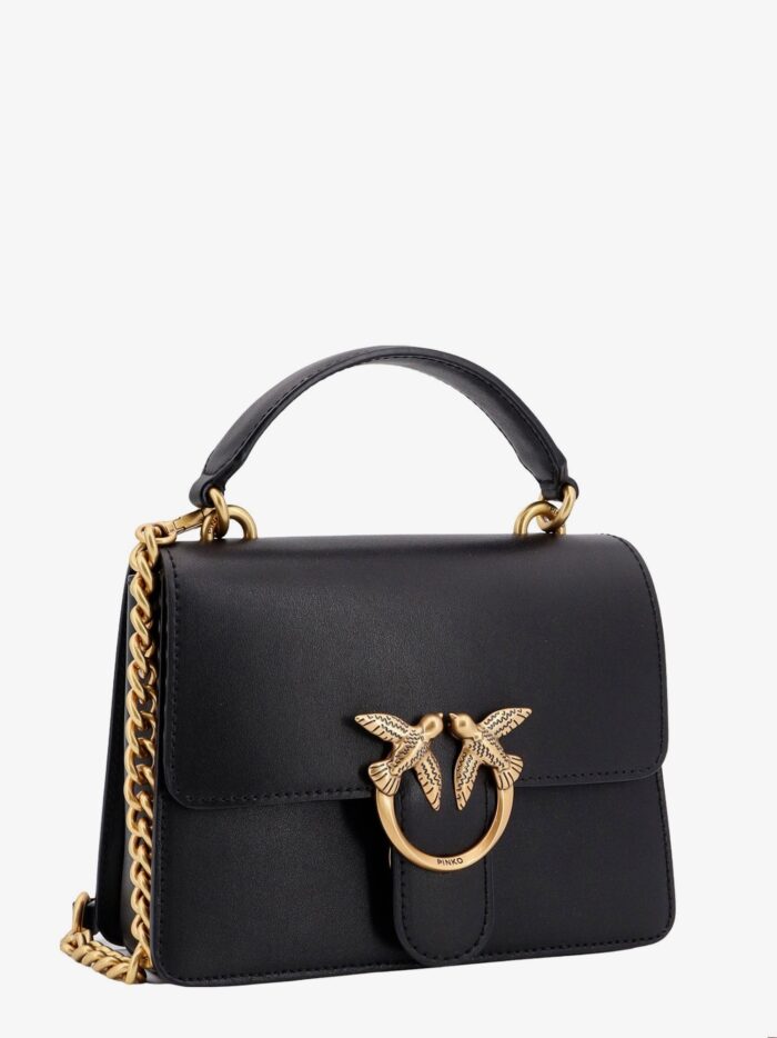 Pinko Love One Leather Crossbody Bag