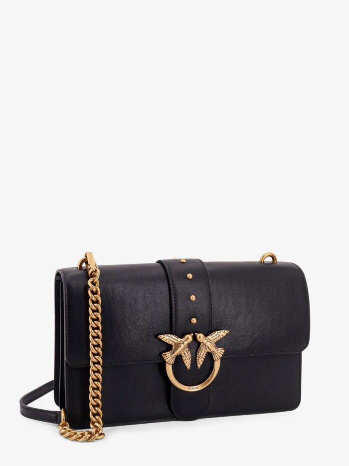 Pinko Love One Leather Shoulder Bag
