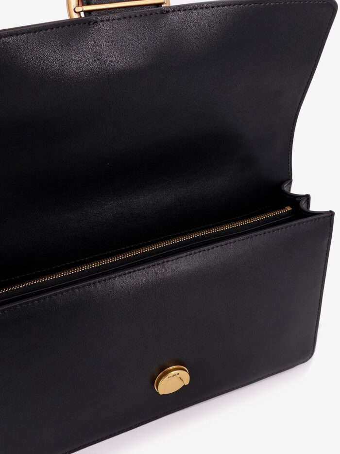 Pinko Love One Leather Shoulder Bag
