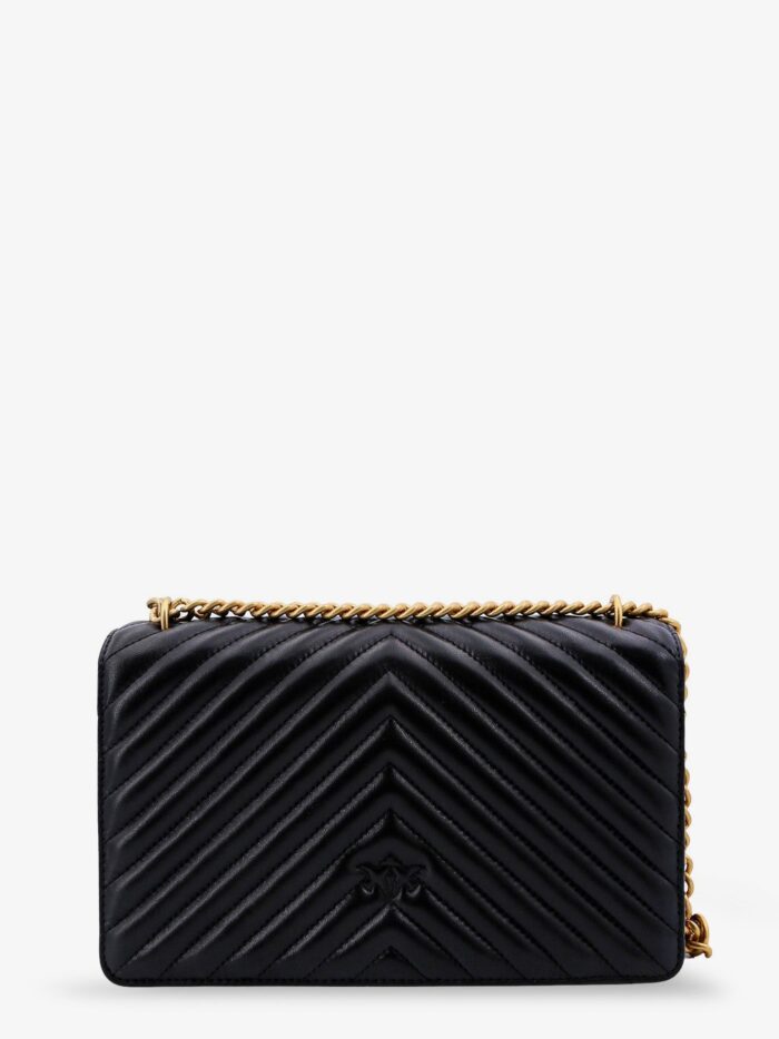 Pinko Love One Matelassé Leather Shoulder Bag