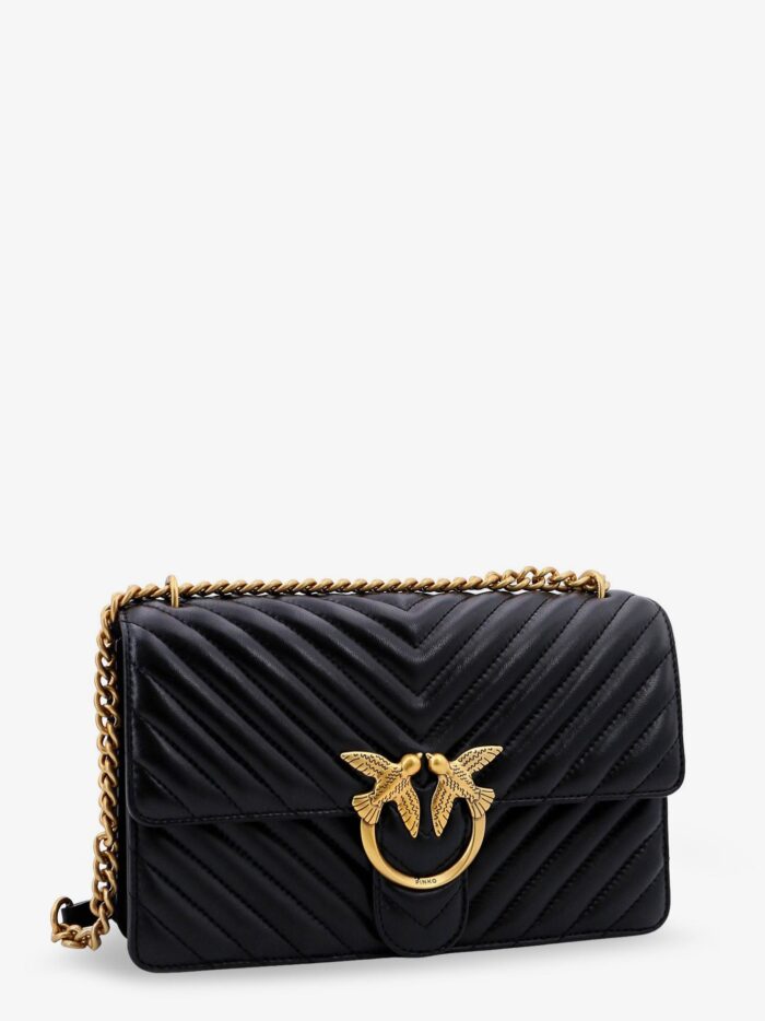 Pinko Love One Matelassé Leather Shoulder Bag