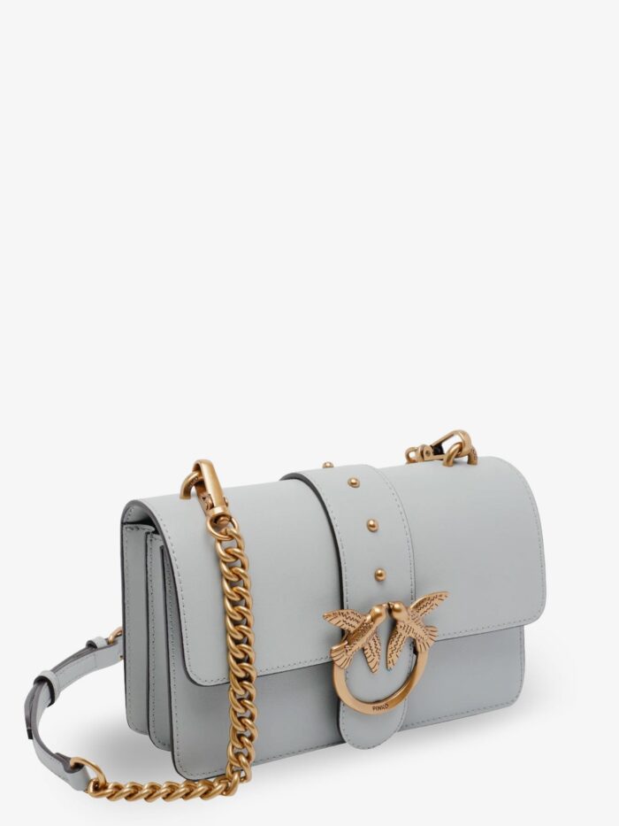 Pinko Love One Mini Leather Crossbody Bag